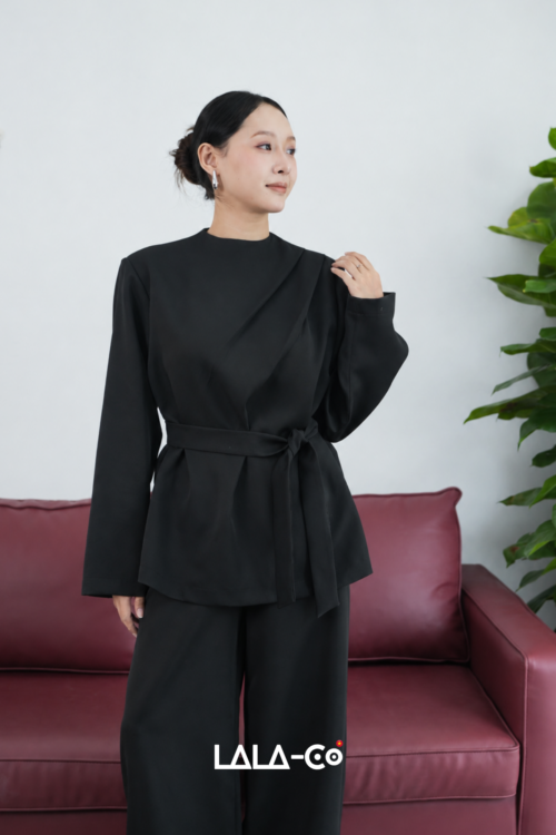 Pleated Officewear Set